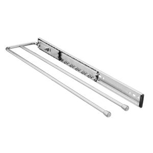 Porta Pano Duplo com Corrediça Telescópica Galvanizada 105x35x420 mm Masutti Copat