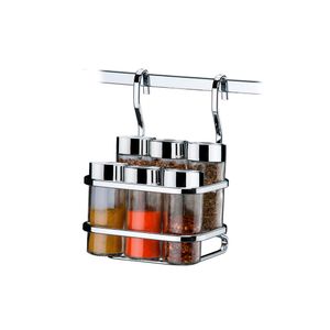 Suporte para Temperos/Condimentos com 7 Peças Linha Cucina Perfetta Future
