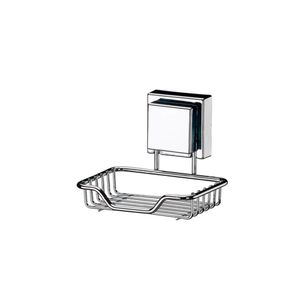 Saboneteira Inox com Ventosa Linha Qualità Premiun Inox Future