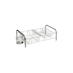 Escorredor de louças Cama cromado 13 pratos com porta talheres 2070 Jomer