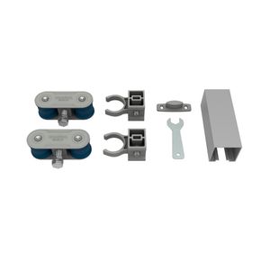 Kit RO-81XT com Fixação para 1 Porta 80kg Sobreposto/Suspenso 8003 Linha Cobalto Rometal