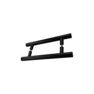 Puxador Alca duplo 291 Preto Fosco Sem Friso Pauma