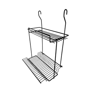 Escorredor Side Preto 20 Pratos 2451 Jomer