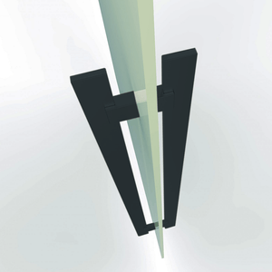 Puxador Flat Grafite Fosco 600 mm Torralba