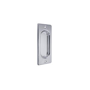 Puxador Concha Embutir Ferro Cromado 40x100 mm 613204 União Mundial