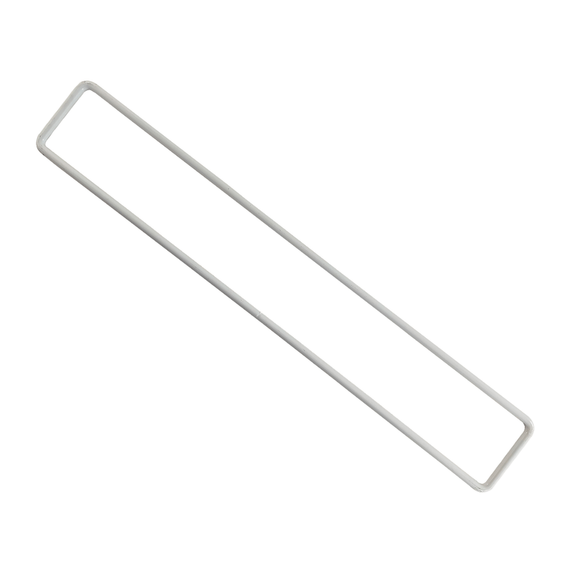 Porta Pano Branco com Extensao Fechada 450 x 70 mm - P2 Arameficio 2