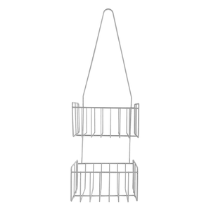 Porta Shampoo Duplo Branco 170 mm PXD  Aramefício