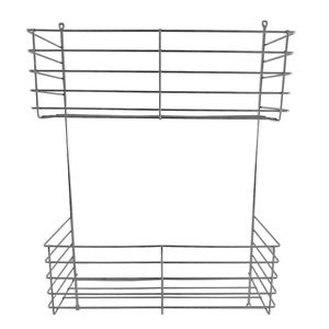 Porta Utensílios Duplo Cromado 300 x 455 x 100 mm 13 Aramefício