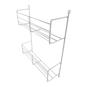 Porta Utensílios Duplo Branco 300 x 455 x 100 mm 13 Aramefício
