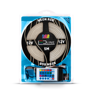Fita Led Neon 2835 rgb 5000mm + Controle e Controlador - ftn390