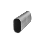 Tubo Cabideiro Oval Aluminio Polido 2 Metros Pauma