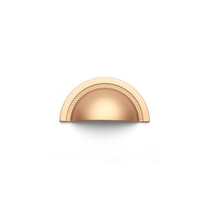 Puxador Shell Dourado Matte Zen