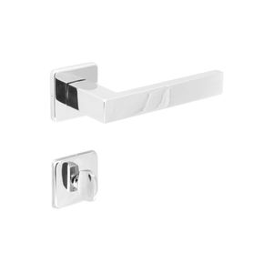 Fechadura Banheiro Quadra Inox Polido 5080594/55 Arouca