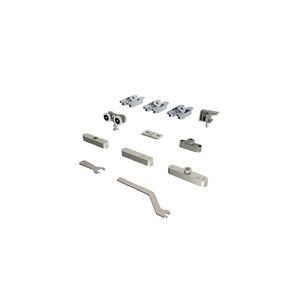 Kit Articolato Plus Pivô 2 Folhas (Fix Canto/Centro) Dobradiça Invisível com Regulagem Rometal