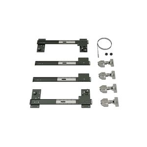 Kit Escamoteável Rivelato Ampio 405 mm Porta Sob 15 a 20 mm Rometal