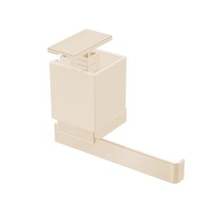 Saboneteira Líquida e Toalheiro One Dourado Matte Zen