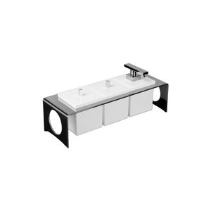 Saboneteira Líquida e Porta Objetos Jazz Branco Zen