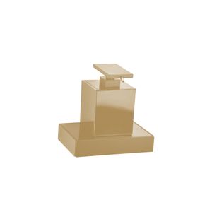 Saboneteira Líquida Fixa Soho Dourado Matte Zen