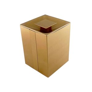 Lixeira One Dourado Matte 5 Litros Zen